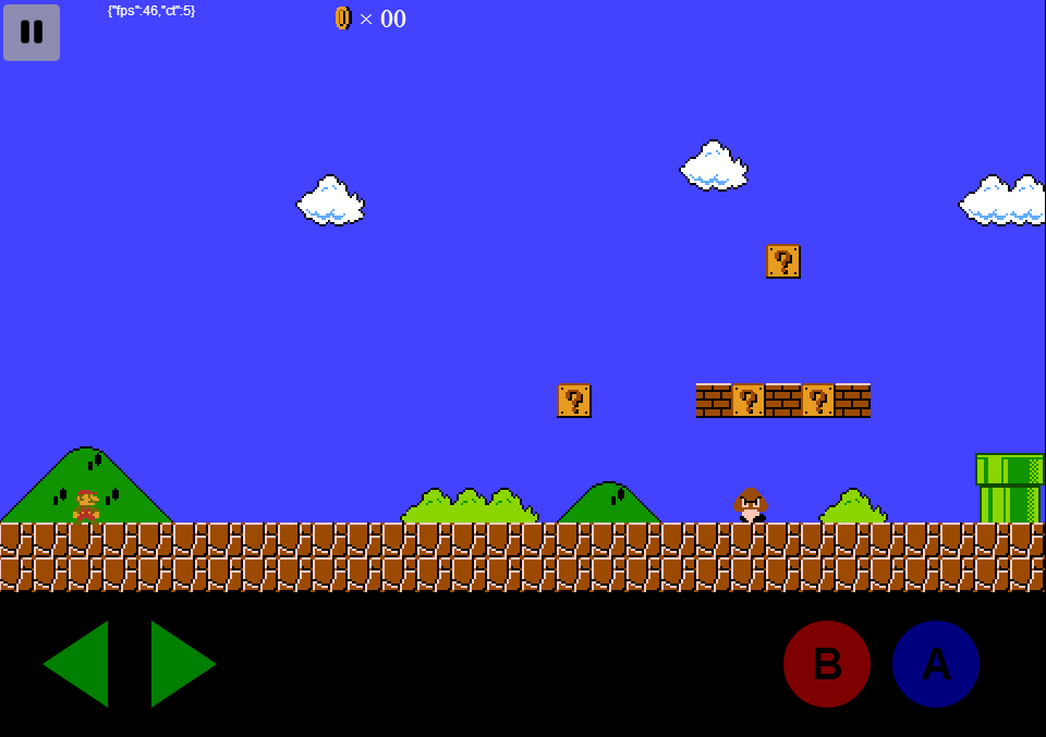 Super Mario Bros, level 1-1